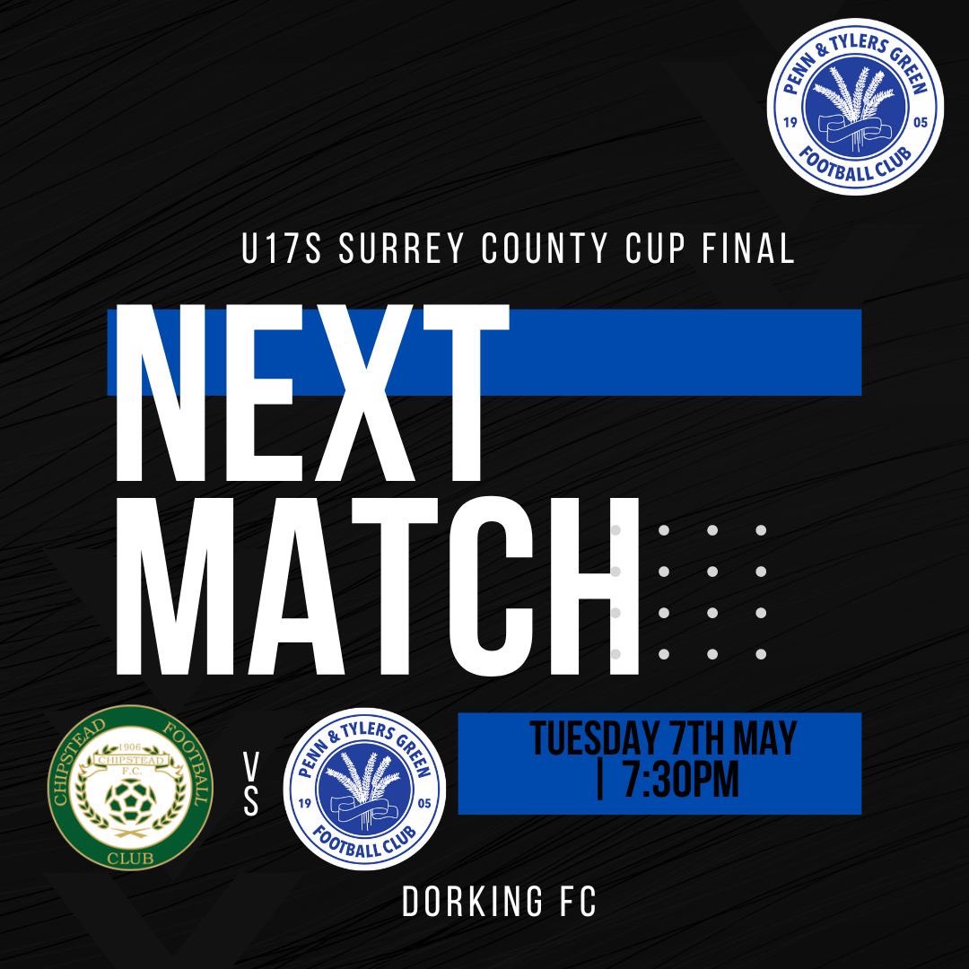 Tonight our U17s travel to Dorking FC for the Surrey County Cup Final against @chipsteadfcsurr ⚽️💙 #wearepenn #pennandtylersgreenfc
