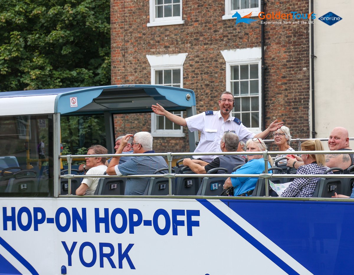 The City of #York is packed with culture, history and heritage.

You'll find something inspiring around every corner whilst on our informative sightseeing tour.

🤩Unlock the magic of York this May! 🎟️See our sales team at Exhibition Square, Clifford's Tower &amp;  York Station.