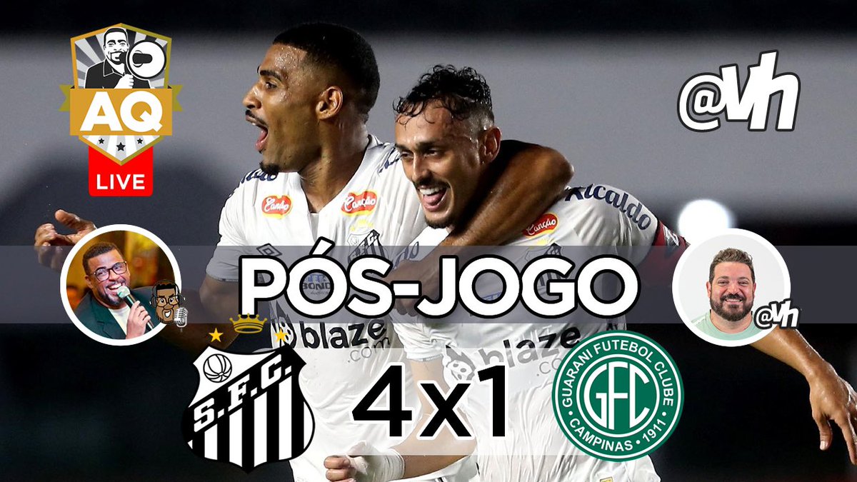 Para quem não assistiu:
LIVE PÓS-JOGO - SANTOS F.C. 4X1 GUARANI - SÉRIE B 
Assista e se inscreva no canal:
youtube.com/live/3ZvPXxjuJ… 
via @YouTubeBrasil