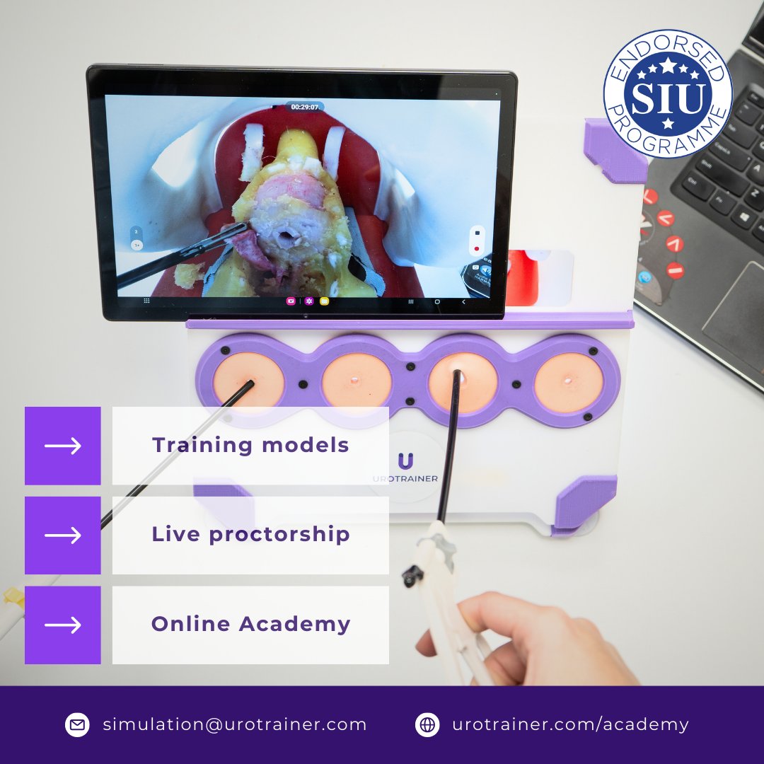 Last days to enroll in the Radical Prostatectomy Programme! 🎓 Master laparoscopic surgery for #radicalprostatectomy by training with highly-fidelity 3D models Get live feedback from our experienced proctors! Endorsed by @SIU_urology #Urology #UroSoMe #AUA24 #ProstateCancer