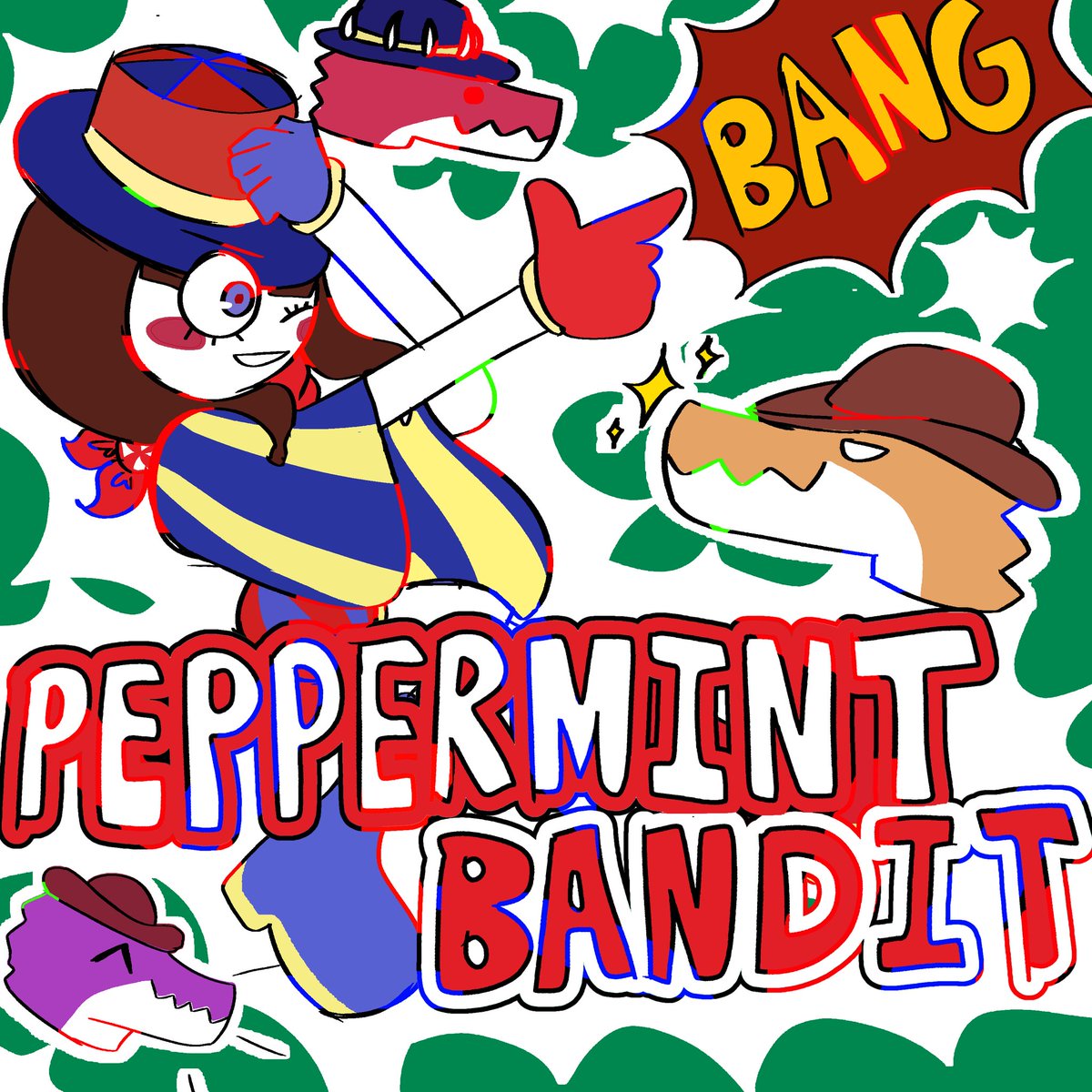 #peppermintbanditau
Some peppermint bandit au fanart