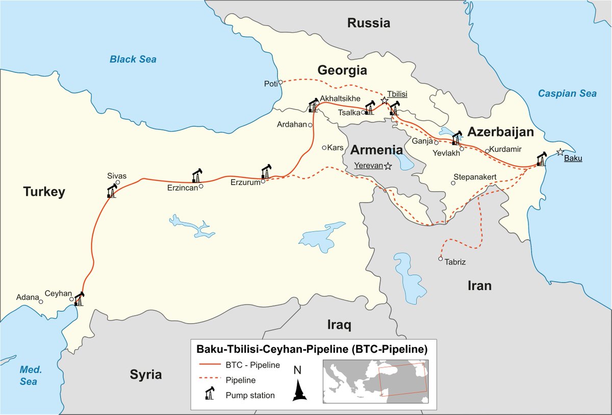 🇮🇱🇦🇿🇹🇷 Israël: Les exportations de pétrole azerbaïdjanais vers Israël via la Turquie se poursuivent. La Turquie n'a pas encore cessé de charger les pétroliers à destination d'Israël depuis le port de Ceyhan. L'Azerbaïdjan exporte environ 2 milliards $ de pétrole vers Israël,…