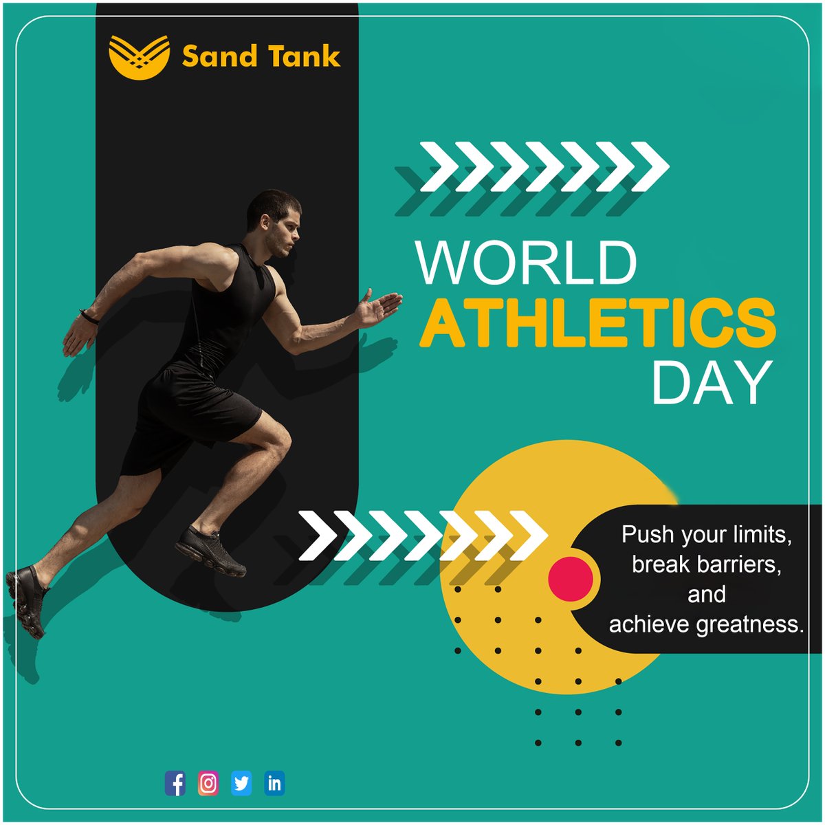 As we mark #WorldAthleticsDay, let's honor the athletes who push their limits, break barriers, and inspire us to strive for greatness. Here's to chasing dreams and setting new records! 

#Sandtankfoundation #WorldAthleticsDay #AthleticsDay #TrackAndField #AthleticsForAll