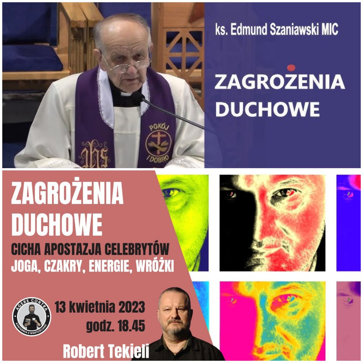 Ateiści,apostaci,poganie,letni katolicy,bałwochwalcy -ktorych rozum nie jest oswiecany światłem prawdy Bożej,
otwierają sie na 
wszystko co 
obiecuje ich rozumowi
nadać jakiśSens rzeczywistosci.
Pułapki.
youtu.be/GEmdw_3xbz4?si…
--‐‐-‐------‐‐--------------
youtube.com/live/Ktc-LJNP-…