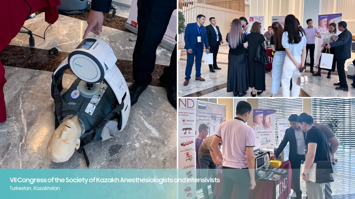 We showcased our lifesaving solutions at the VII Congress of Anesthesiologists & Intensivists in Kazakhstan, presenting innovative solutions that have already proven their reliability and efficiency in the global market. Thanks to all the participants!

#VIIinternationalcongress