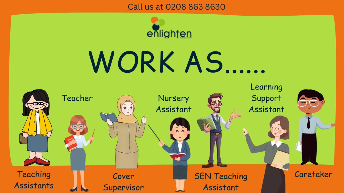 Teacher, cover supervisor - you name it, and my team at Enlighten Supply Pool has got you covered. We've got the right connections, the right resources, and most importantly, we've got your back. 🤝

#EnlightenSupplyPool #JobSearch #EducationJobs #WeGotYouCovered
#jobs