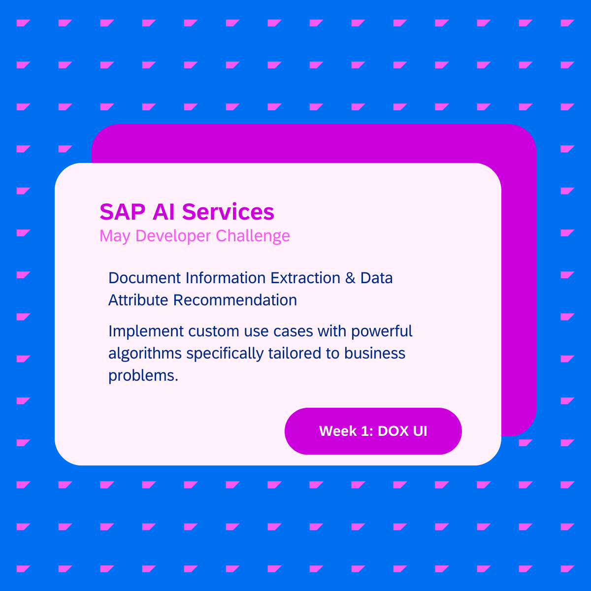 🧑‍🍳 Use the UI of the Document Information Extraction service to extract information from your favorite recipe. Extract header fields, create custom schemas and more. Details here: sap.to/6016j5PaO