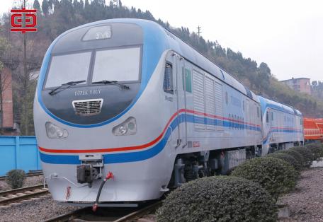 🚄 The CRRC Ziyang CKD9A diesel locomotive, with a power output of 3860KW and a speed of 120km/h, serves the international broad-gauge railways. Featuring dual driver's cabs, a micro-control system, and full-power braking, it ensures a safe and rapid journey for every trip.