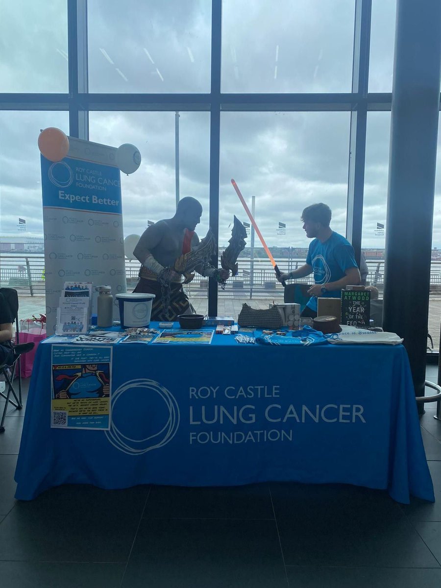 We had so much fun meeting you all at Liverpool Comic Con! Thank you to everyone who came over for a chat and those who entered our raffle - your generosity means we can help more people affected by lung cancer 💙
