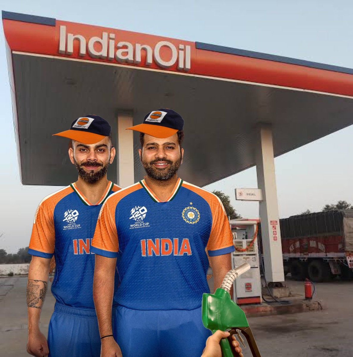 Bro 😂😂 wtf !!!

#BCCI #indiancricketteam #icc #iccworldcup  #indianoil @IndianOilcl @BCCI