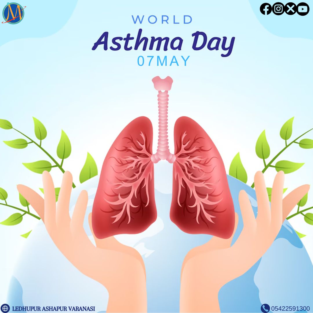 WORLD ASTHMA DAY 🫁 07MAY
______________________________
📱-05422591300 
🌐-www.meridianvns.com
_____________________________
#meridianhospital #healthfirst #asthmaday 
#hospitality #doctor #healthy #2024 
#asthmaproblems #nurse #goodhealth