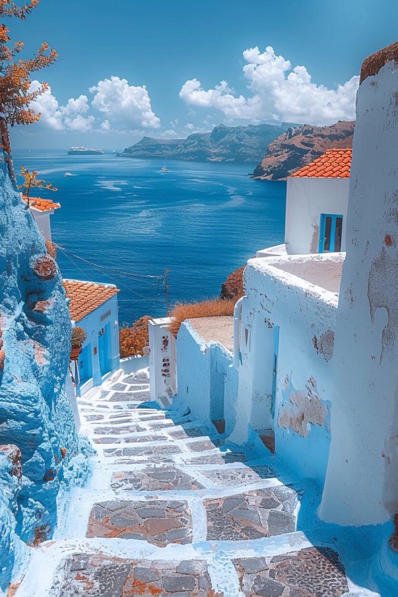 This view 😍 in Greece 🇬🇷 is amazing 🤩