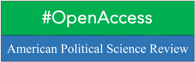 #OpenAccess from @apsrjournal - Reversion to the Mean, or Their Version of the Dream? Latino Voting in an Age of #Populism - cup.org/4a8QgdU - @blfraga, @YamilRVelez & @Emwest07 #FirstView