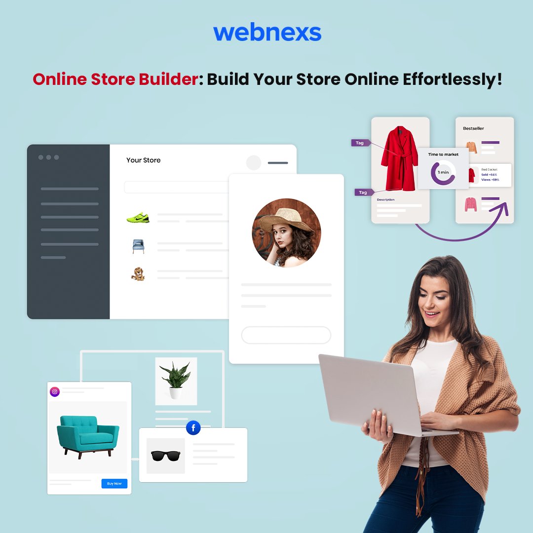 Ready to launch your #onlinestore? Look no further! With Webnexs #OnlineStoreBuilder, creating your dream #ecommercestore is easier than ever!

Explore More: tinyurl.com/y85hpjyy

#Ecommerce #WebsiteBuilder #EasySetup #BuildOnlineStore #BuildYourOnlineStore #CreateOnlineStore