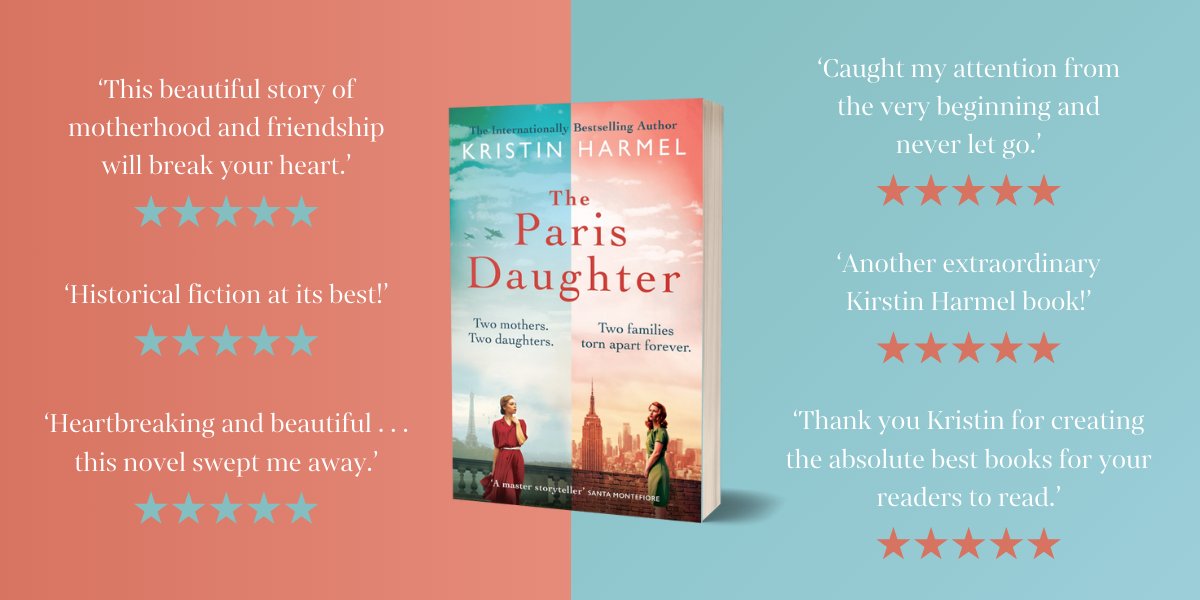 Happy Publication Day to THE PARIS DAUGHTER by the fabulous @kristinharmel! ☀️🎉 'A master storyteller' - Santa Montefiore Get your copy here! tinyurl.com/5b5nmxs7