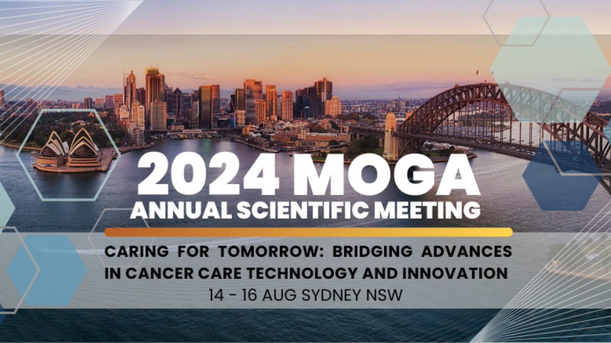 Medical Oncology Group of Aust @MOGA_ORG Annual Scientific Meeting in Aug in Sydney. 'Caring for Tomorrow: Bridges in Cancer Care Technology & Innovation'. Agenda covers latest breakthroughs in cancer treatment & research + opportunity for collaboration> moga.org.au/2024-asm