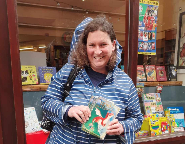 Me, at #BalticBookshop Stornoway, after signing my first books! Its a fab feeling seeing them.
As we're on an island, I won't manage any more dragon hunting this week. If you happen to spot #Roryandthesnackdragons in a bookshop/library, I'd love it if you could let me know!