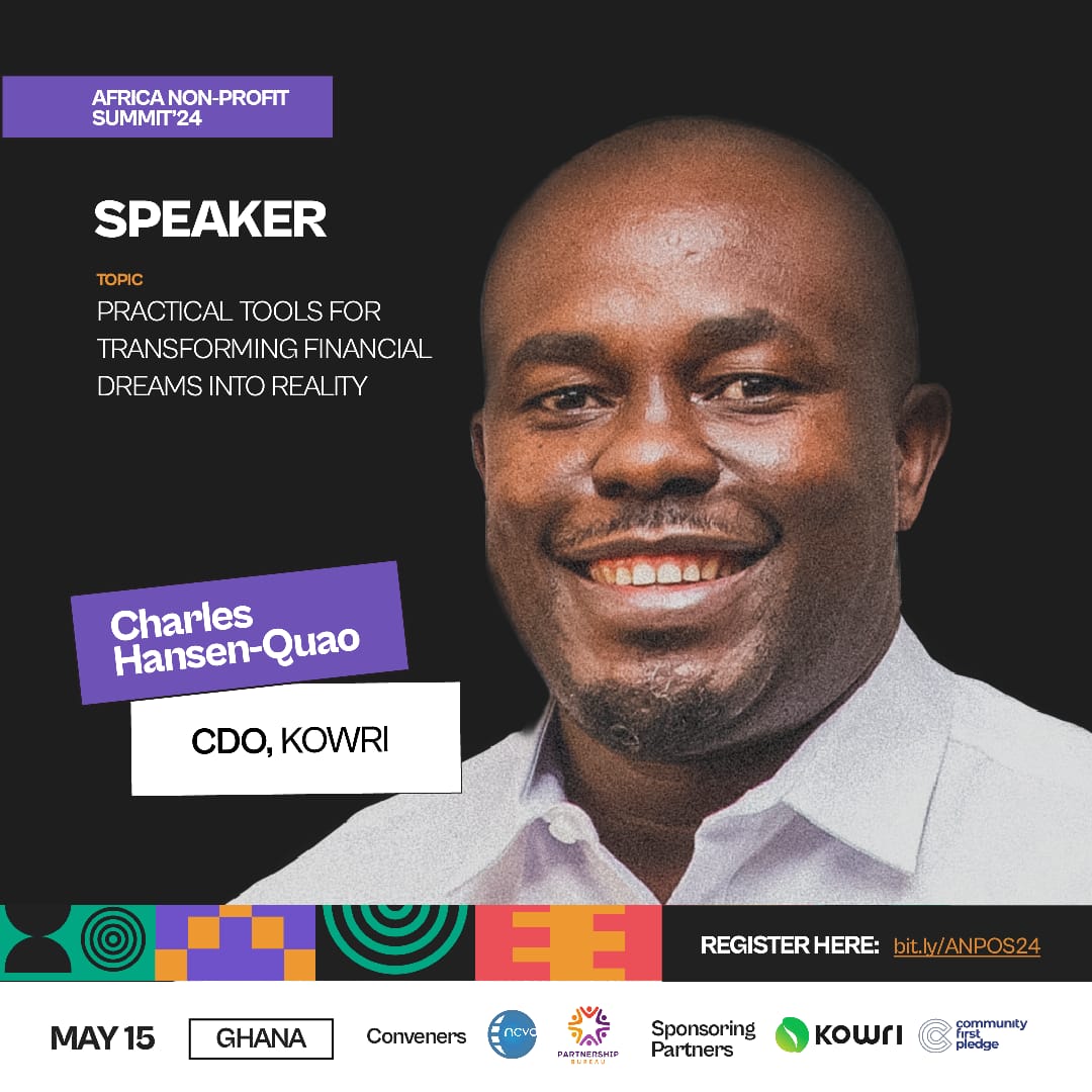 Join us at the Africa Non-Profit Summit at the University of Ghana, Isser Conference Hall, on May 15th, 2024! Our CDO, Charles Hansen-Quao, will be speaking on 'Practical Tools for Transforming Financial Dreams into Reality'. Don't miss out on this insightful event!…