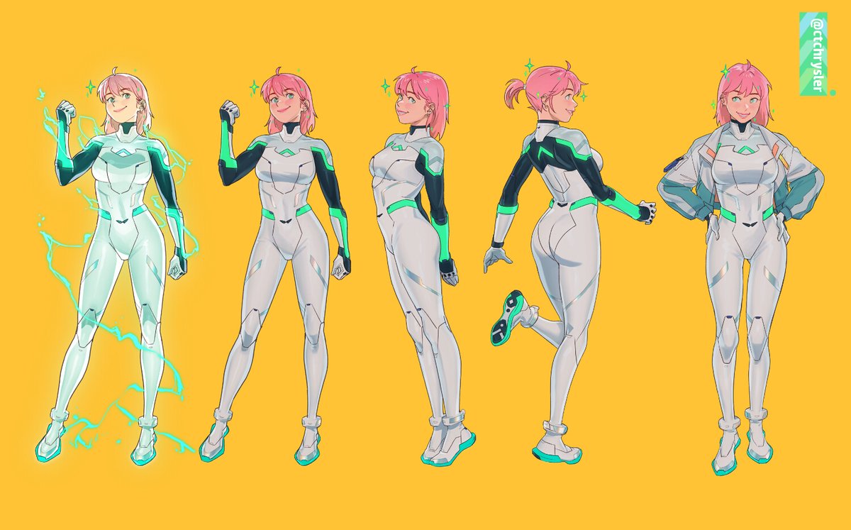 Always like to tweak Annie's suit design every now and then