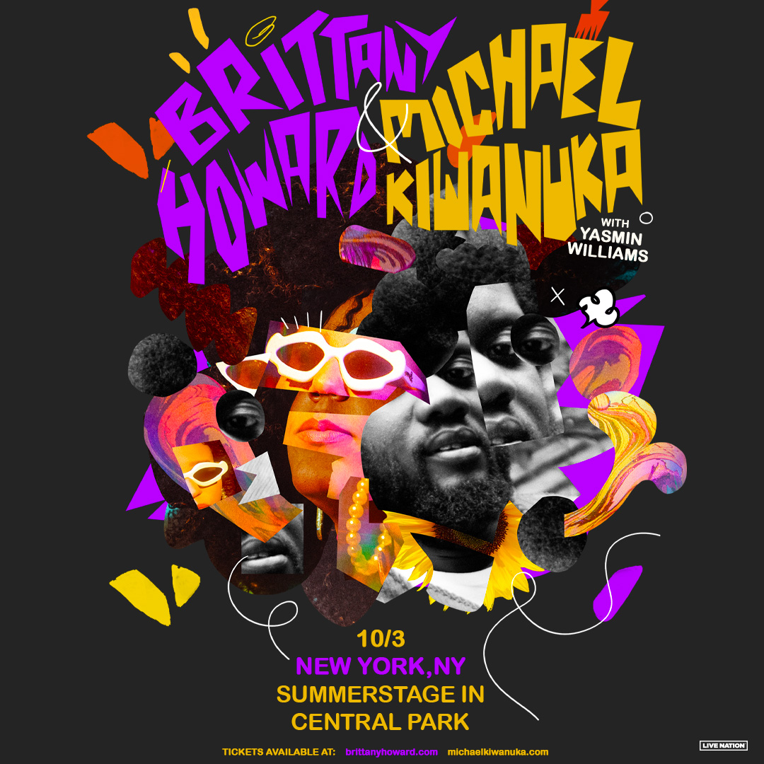 Get tickets to Brittany Howard & Michael Kiwanuka at SummerStage in Central Park on BrooklynVegan Presale starting at 10 AM. Password here: brooklynvegan.com/maggie-rogers-…