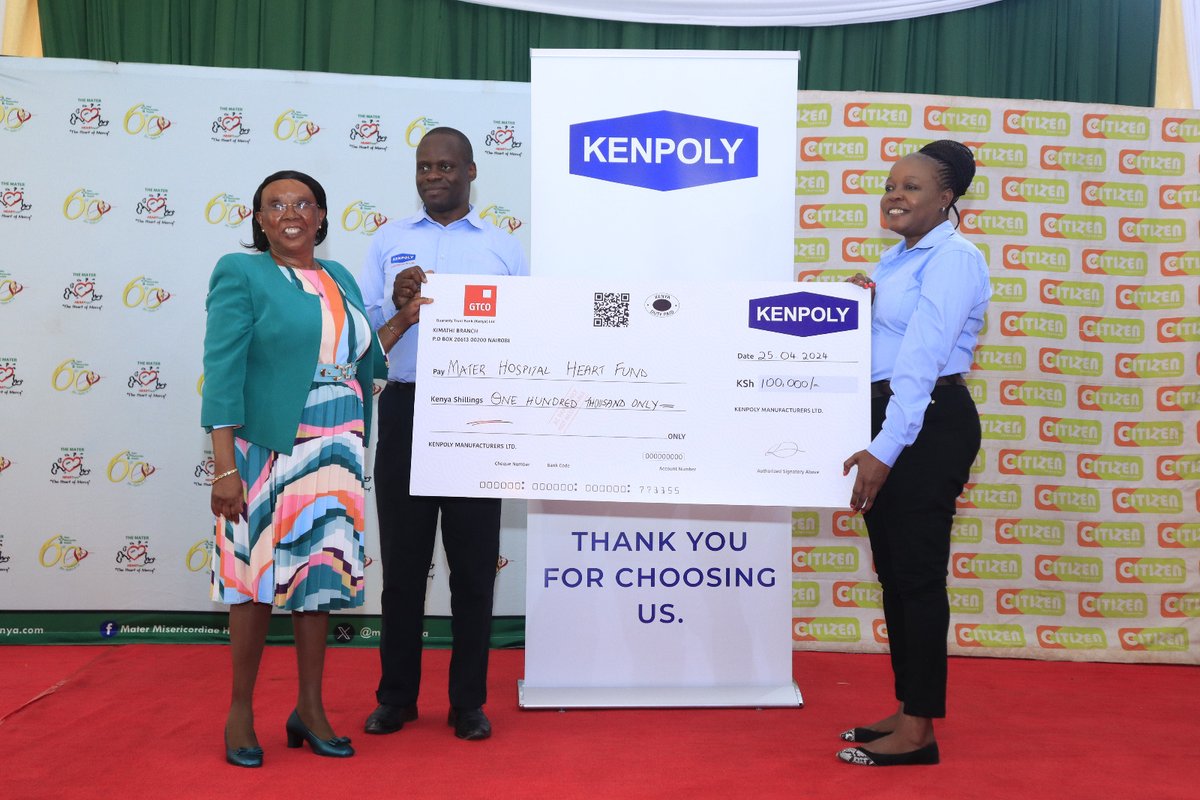 Earlier today we had the pleasure of attending the launch of the 2024 Mater Heart Run. As Kenpoly, we are honored to be part of this noble cause. #KenpolyCSR #MaterHeartRun