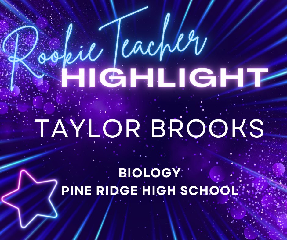 @VolusiaSchools
@VolusiaRecruits
@PineRidgeHS
Taylor Brooks is a Rookie Teacher doing Amazing things at Pine Ridge High School!! Keep up the Great work!! #teachingmatters #relationshipsmatters #EducationalRockStar #Mentoringmatters #RookieTeacherHighlight