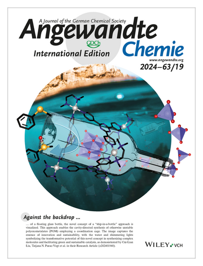 #OnTheCover Back Cover: Cavity-Directed Synthesis of Labile Polyoxometalates for Catalysis in Confined Spaces (Angew. Chem. Int. Ed. 19/2024) (Tatjana N. Parac-Vogt and co-workers) onlinelibrary.wiley.com/doi/10.1002/an… @TPV_group onlinelibrary.wiley.com/doi/10.1002/an…