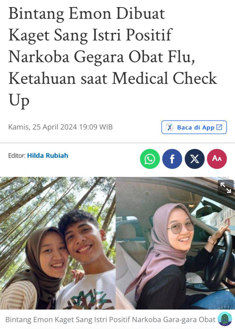 💚 Hah gimana-gimana? Kok bisa obat flu ada nark*ba nya, jadi takut kalo mau beli obat warung🥲