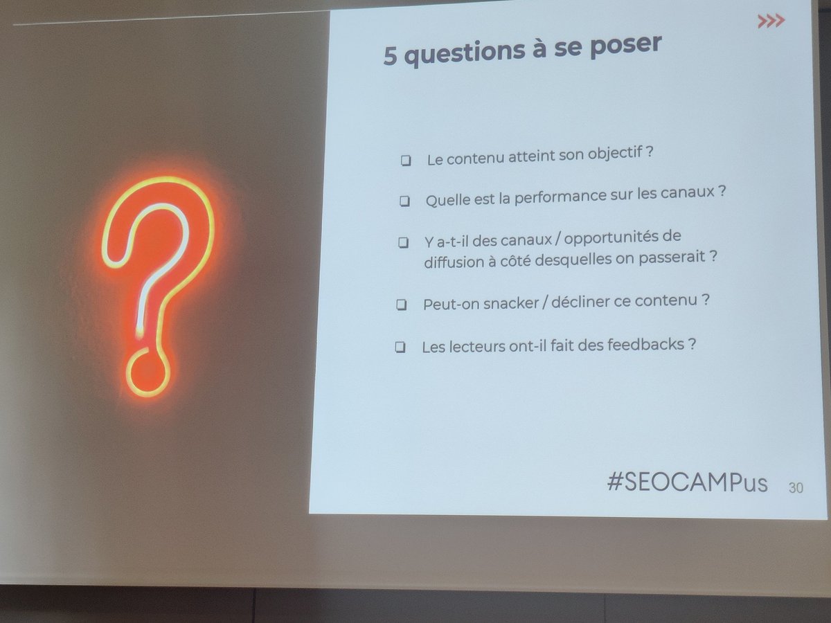 Les 5 questions à se poser après la diffusion d'un contenu pour accroître ses performances, selon Emma Perrin, content manager de <a href="/AgicapFrance/">Agicap</a> 
#SEOCAMPus #fepsem #ZOOMbyYOODA