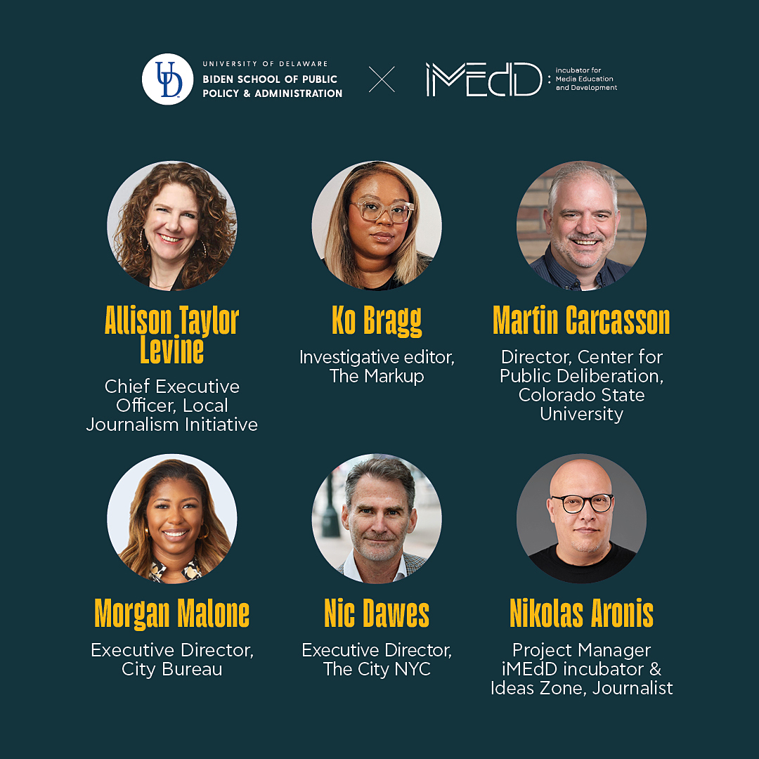 From media ethics and responsibility to community engagement and GenAI, the inaugural Summit organized by the Stavros Niarchos Foundation (SNF) Ithaca Initiative at the @UDBidenSchool & iMEdD, delves into the role & relationship between media and democracy. #MediaDemocracySummit