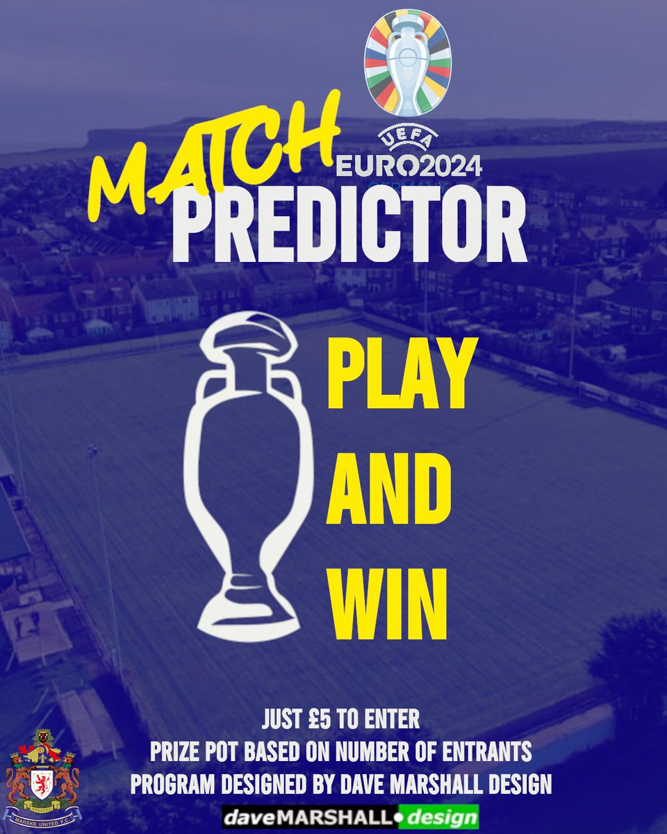 Think you know your football? Come test out your prediction skills with our Euro 2024 predictor game! Just predict the results of every game sit back and watch your the results come in , the player with the highest points total at the end wins! Simple davemarshalldesign.co.uk/pts/login.php