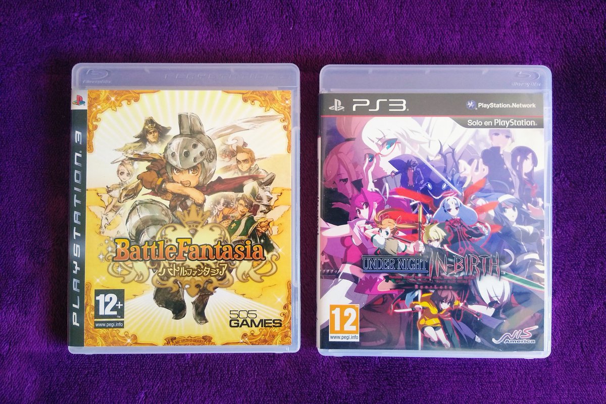 Today, two PS3 fighting games that probably aren't anyone's first pick but are actually quite cool. Battle Fantasia and Under Night in Birth exe late 👍

#PS3sDay #ShareYourGames