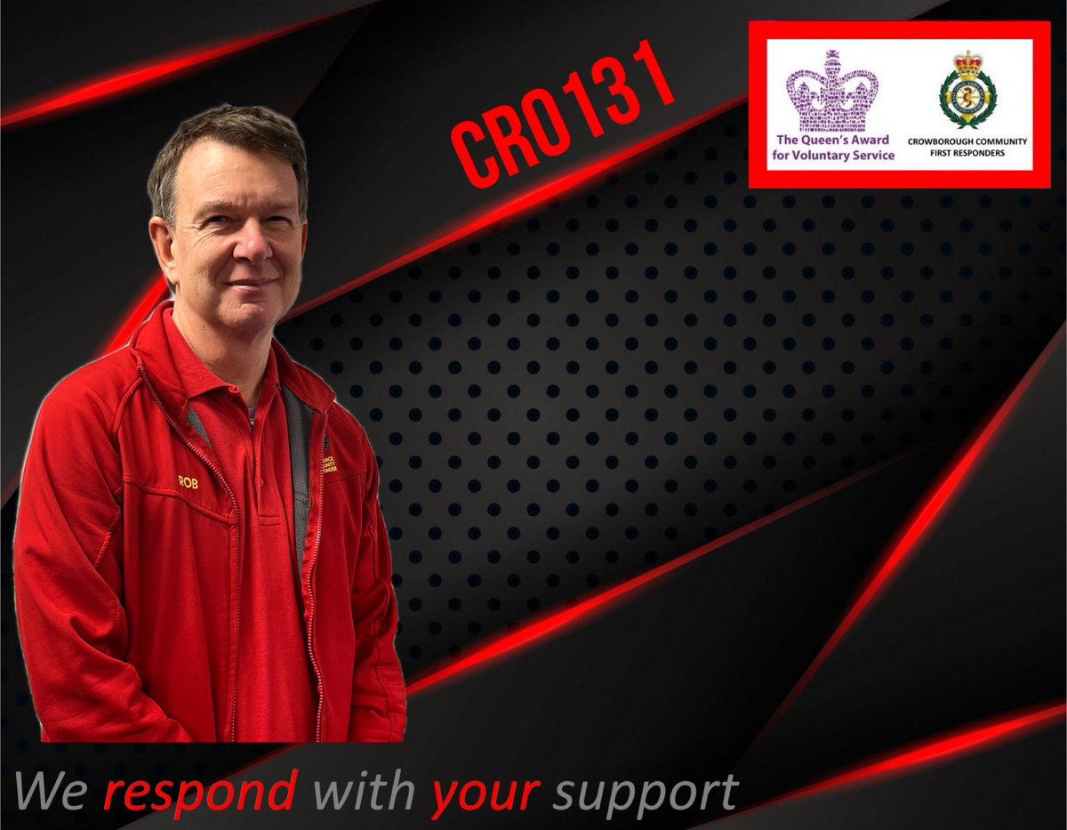 Good afternoon. We have CR0131 booked on today and available to respond to emergency 9️⃣9️⃣9️⃣ calls across the #communities we serve, alongside <a href="/SECAmbulance/">South East Coast Ambulance</a> 

#Crowborough #Wadhurst #Withyham #Rotherfield #community #volunteer #charity