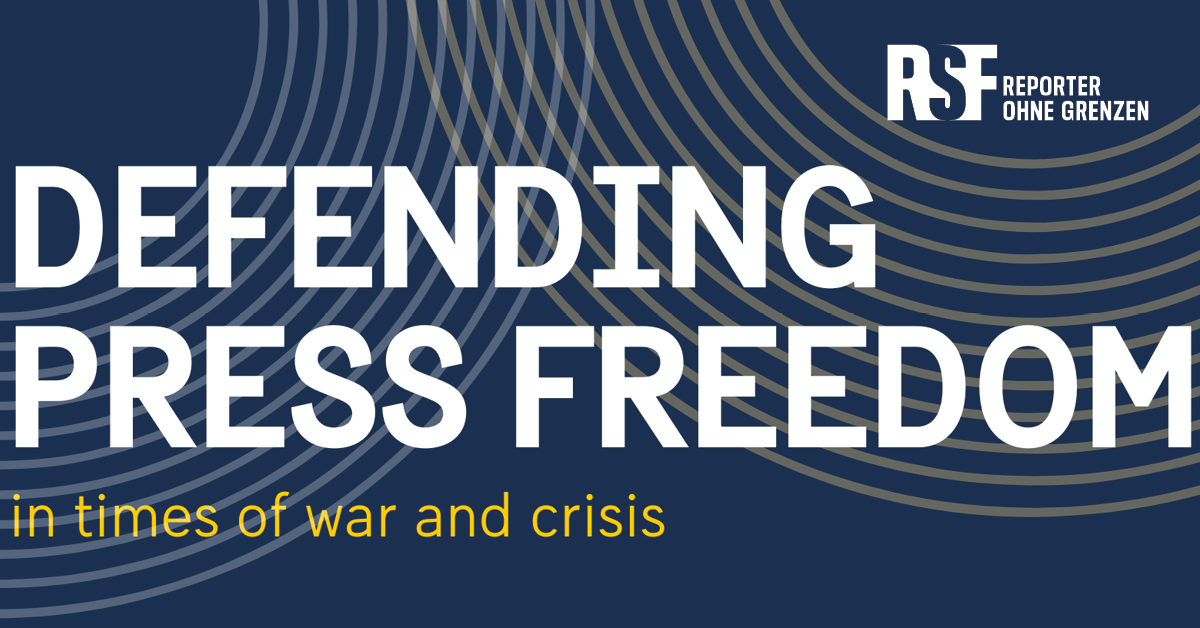 Am 2.5. laden wir um 18:30 Uhr ins Felleshus der Nordischen Botschaften ein. Mit Vertreter*innen des Rundfunks der Ukraine, Lettlands und Schwedens diskutiert Anja Osterhaus von RSF über die Frage: Wie können wir die #Pressefreiheit weltweit verteidigen? eventbrite.de/e/defending-pr…