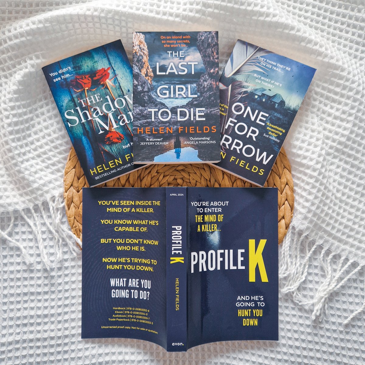 Today is my stop on the blog tour for #ProfileK by @Helen_Fields with @AvonBooksUK - Exactly what I love about a Helen Fields book - an original angle, interesting serial killer, mysterious illness & great conversations around profiling. Full review: readwatchdrinkcoffee.wordpress.com/2024/05/05/blo…
