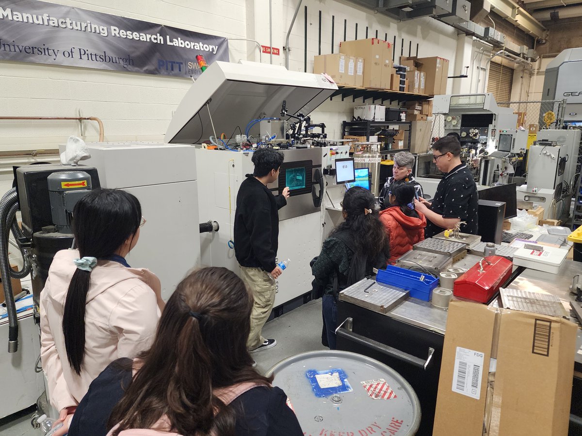 Thank you Prof Xiayun Zhao and #PittUPCAM for hosting @Wi3DP - Pittsburgh yesterday for a fun filled afternoon learning about all the exciting #additivemanufacturing research happening at @PittEngineering