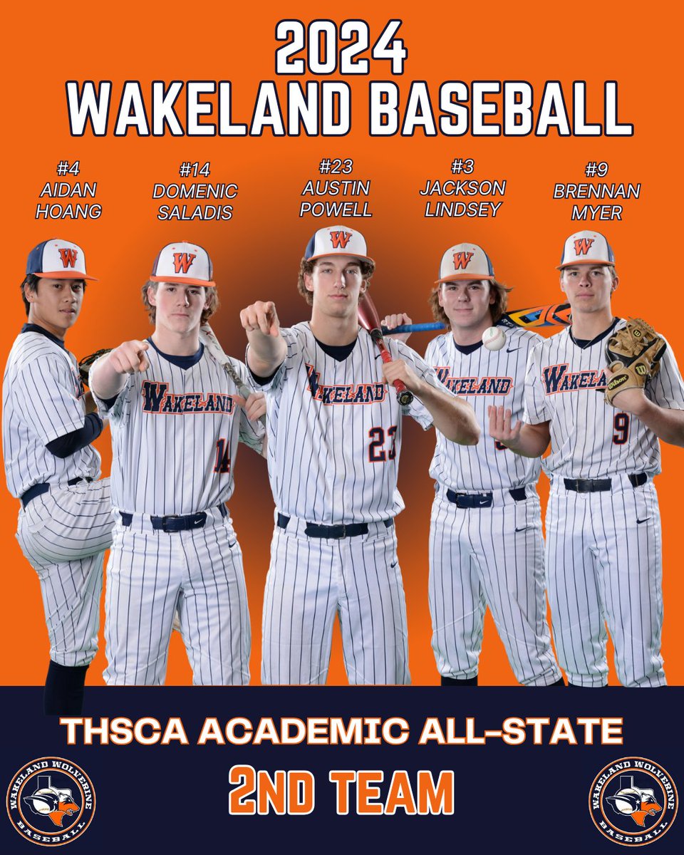 Congrats to our THSCA Academic All State Recipients