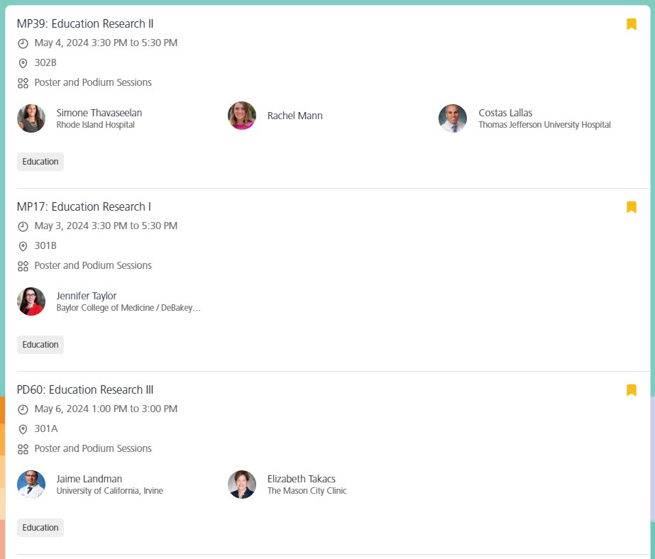 Michael Ernst (@mernsturo) on Twitter photo Getting excited for #AUA24!
This year there are 3⃣(!) full sessions of Education Research 🧑🏫
MP17: Education Research I - Fri 5/3 3:30-5:30
MP39: Education Research II - Sat 5/4 3:30-5:30
PD60: Education Research III - Mon 5/6 1:00-3:00
I'll be there, will you?
<a href="/AmerUrological/">Amer. Urol. Assn.</a> Getting excited for #AUA24!
This year there are 3⃣(!) full sessions of Education Research 🧑🏫
MP17: Education Research I - Fri 5/3 3:30-5:30
MP39: Education Research II - Sat 5/4 3:30-5:30
PD60: Education Research III - Mon 5/6 1:00-3:00
I'll be there, will you?
<a href="/AmerUrological/">Amer. Urol. Assn.</a>