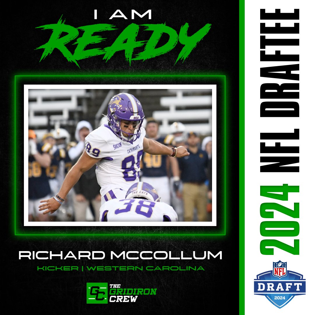 The 2024 NFL Draft is now 20 hours away! The Gridiron Crew is ready. The 5’8 185lb former Western Carolina Catamount is ready. Let’s find out what lucky team strikes gold with Richard. #thegridironcrew #nfldraft2024📈#NFL thegridironcrew.com/player/Richard…