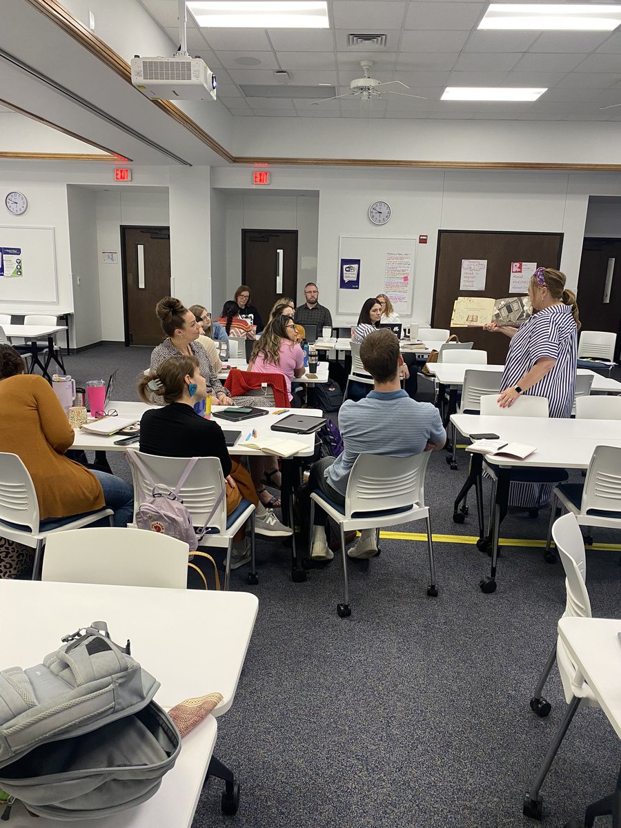Kicking off our final secondary cohort of the school year with a read aloud. Even secondary teachers like to be read to. 🥰