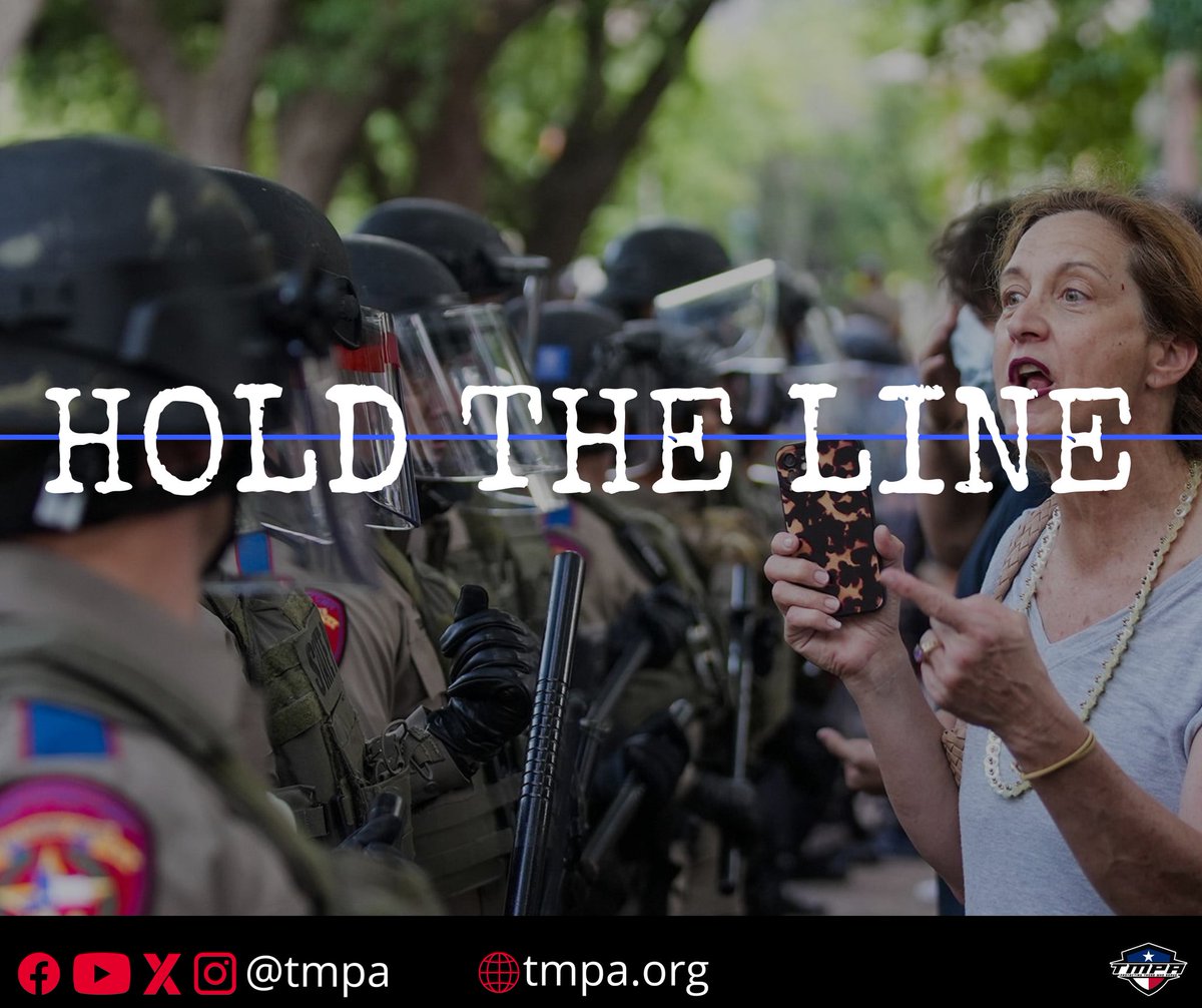 🚔 𝑯𝑶𝑳𝑫 𝑻𝑯𝑬 𝑳𝑰𝑵𝑬 🚔 Yesterday, during the Pro-Palestinian protest at @UTAustin, we witnessed exceptional teamwork and coordination among all participating law enforcement agencies. Regardless of the patches on their sleeves or the color of their uniform… they worked…