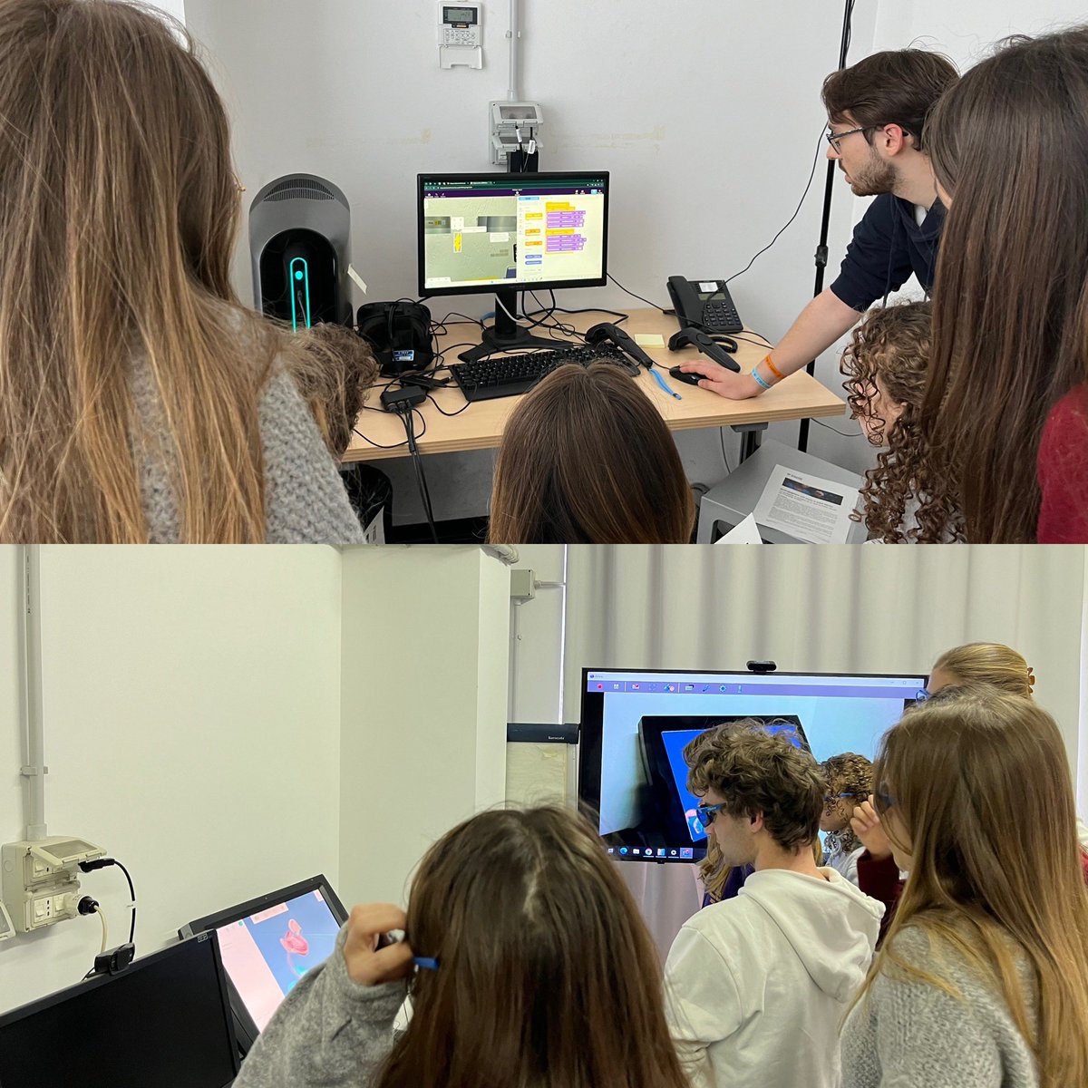 One of the things that I like the most about my job is showing our lab to #HighSchool and #Bachelor #students who can know more about #MedicalTraining #AdvancedSimulation #HealthcareSimulation and the role of #bioengineers!