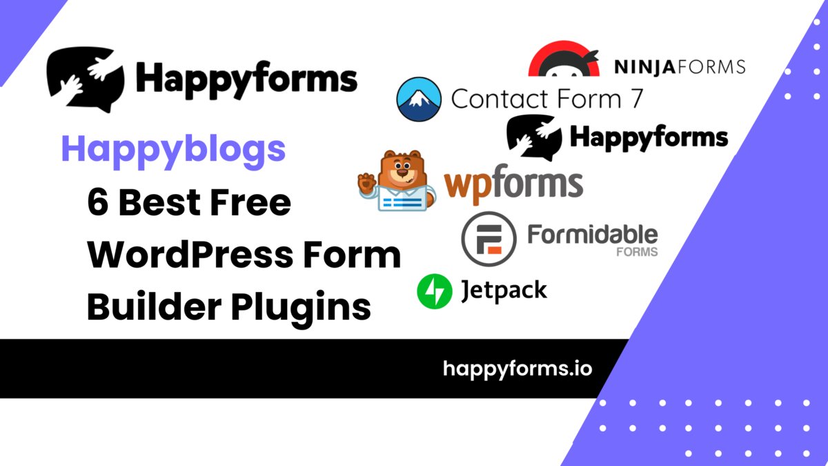 Explore the top 6 best free WordPress form builders!
Discover the perfect tool to create stunning forms for your website.

Check Us Out:  happyforms.io/blog/wordpress…
Read It Here:  happyforms.io/upgrade/

#WordPress #WordPressPlugins #FormBuilder #Happyforms #Happyforms_wp