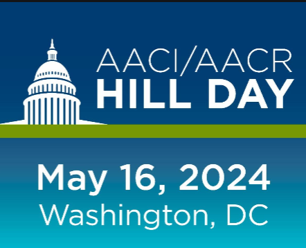 Register today for the 2024 AACI/AACR Hill Day, May 16 in Washington, DC. AACI strongly encourages each cancer center to send at least one representative to meet with their members of #Congress. Learn more: bit.ly/3UuZ5u3 #AACIOnTheHill #FundNIH #FundNCI