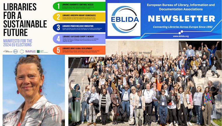 Our 1st newsletter with editorials by @ErnaW. Sustainable #Library Manifesto, 32nd EBLIDA Conference & workshop insights, NEDLib Project updates, Italian translation of Recommendation on Library Legislation and Policy, & inspiring other stories! 👉bit.ly/3UzlUNg