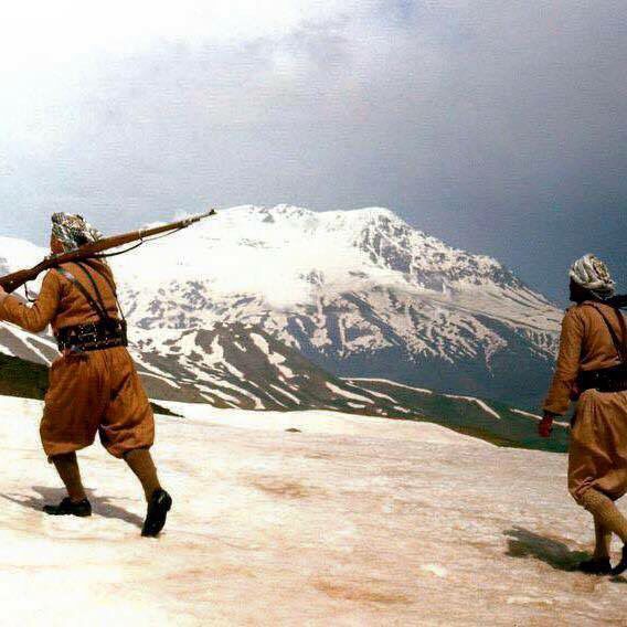 Mountain Knights Peshmerga 1974 AD
 Pictures from Kurdistan