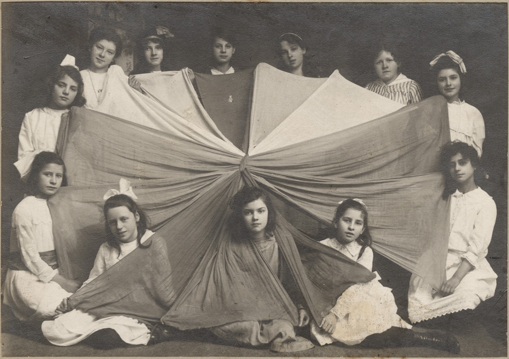 A group of girls, in the Mold area, enjoyed performing a ribbon dance in around 1920. On this #InternationalDanceDay, will you take to the floor? (PH/40/562 – Copy by kind permission of C.P. Shone).