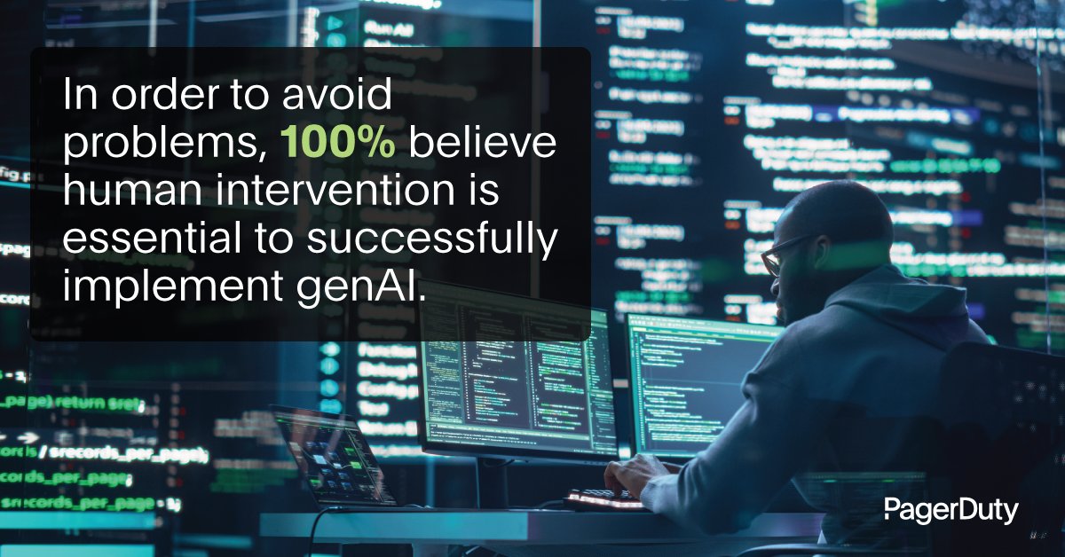 100% of surveyed Fortune 1,000 execs agree: Human intervention is key when it comes to implementing generative AI successfully. Check out key findings in our latest study ➡️ bit.ly/4czy27W