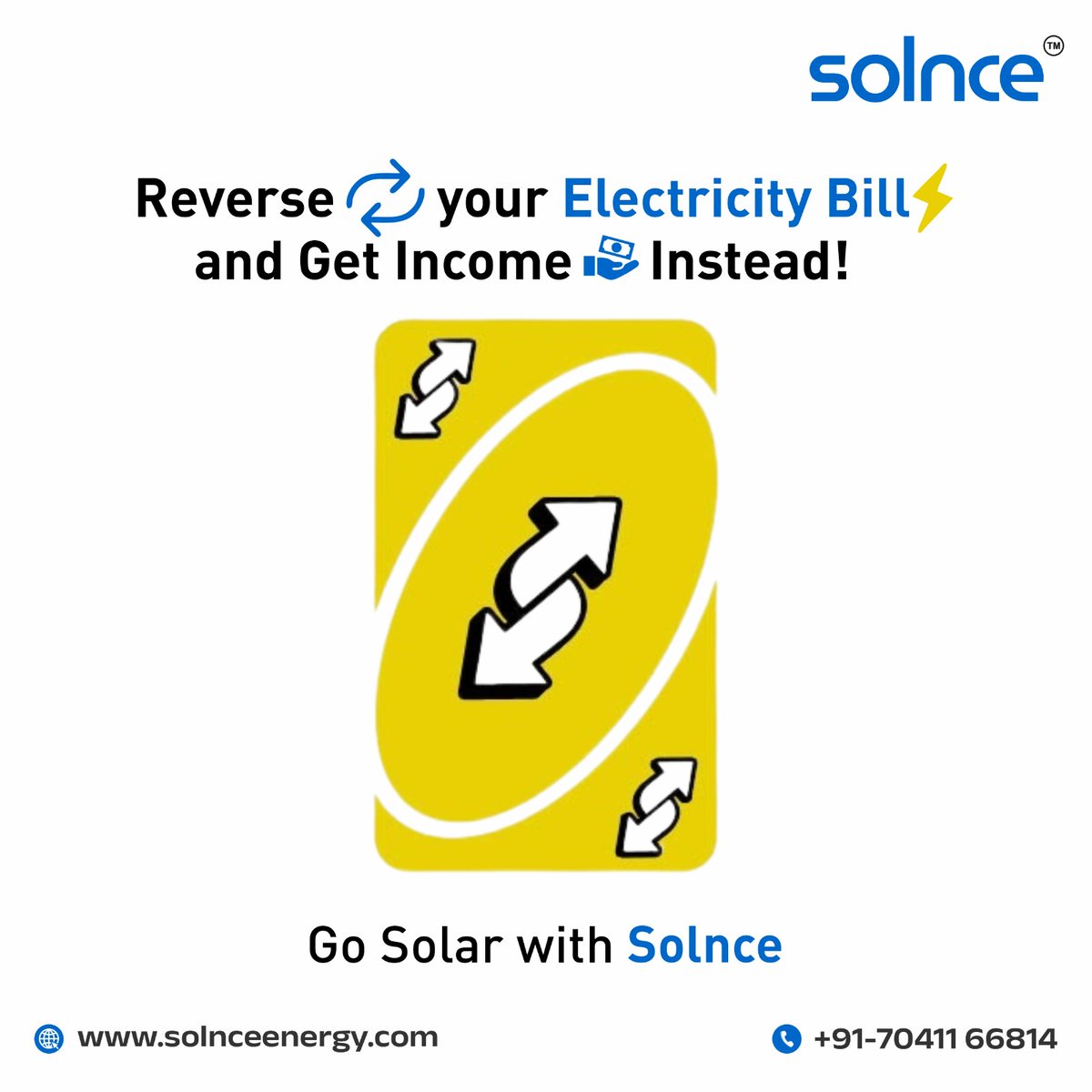 Reverse your electricity bill with #Solnce and get income instead! Every penny saved is a penny earned! Visit: solnceenergy.com or Call: 07041188614 . . . #SolarPower #hargharsolar #solarindia #solarpanels #subsidy #suryaghar #trending #solarenergy #SRHvsRCB #viralvideo