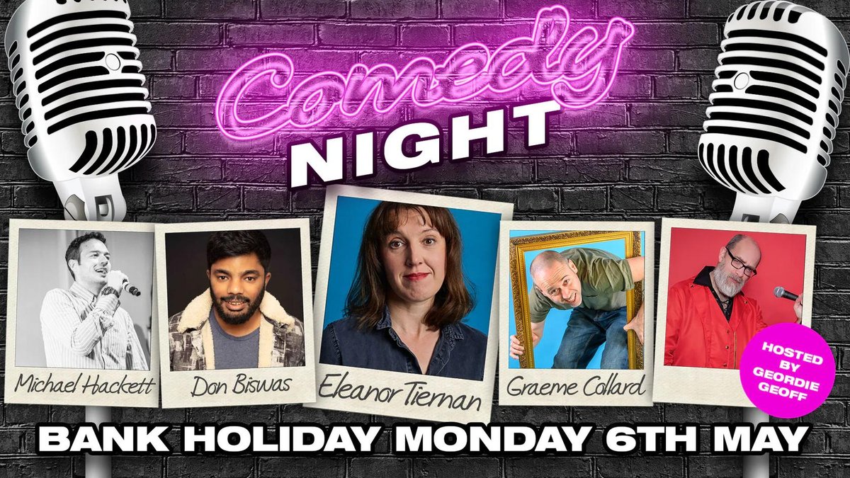 🔥*Link to Tickets via link below* - Monday 6th May🔥 🎉 May Bank Holiday Comedy special with not 1 but 4 headliner comedians 🎉 theatticsouthampton.co.uk/products/south…